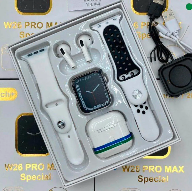 Reloj inteligente W26 Pro Max Edición especial con auriculares 2 en 1 - perutrends.vip1