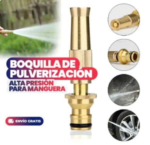 BOQUILLA DE PULVERIZACIÓN, ALTA PRESION DE AGUA PARA MANGERA